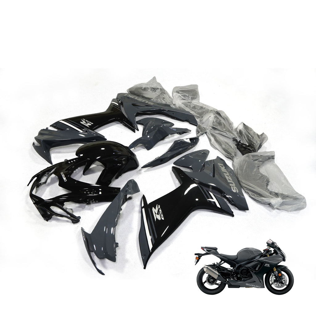 GSXR600/750 2011–2022 Full Bodycover Motorcycle Body Kit Glossy Grey