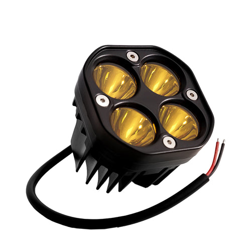 TBS DESIGN S40 40W Yellow LED Motorcycle Fog Lights_1