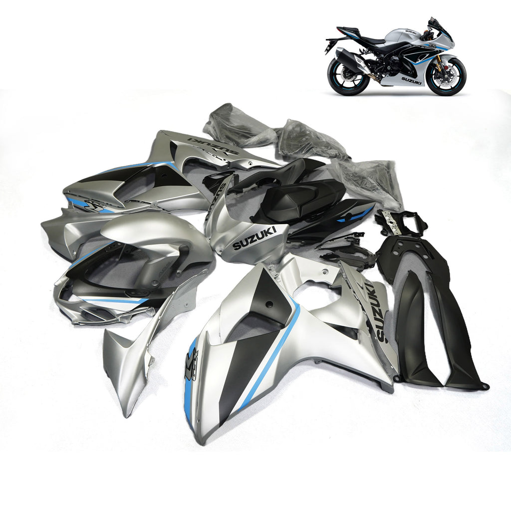 GSXR1000 Bodycover 2009–2016 Full Fairing Kit (Matte White Silver)