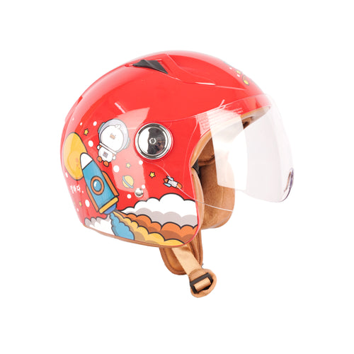 Children Half Face Safety Helmet | Protective Face Visor with Scratch Resistant Coating 835619