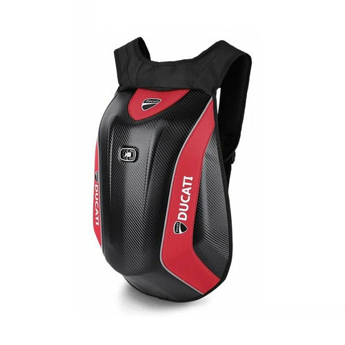 Ducati Carbon Fiber Expansion Backpack, Waterproof Helmet Bag_1