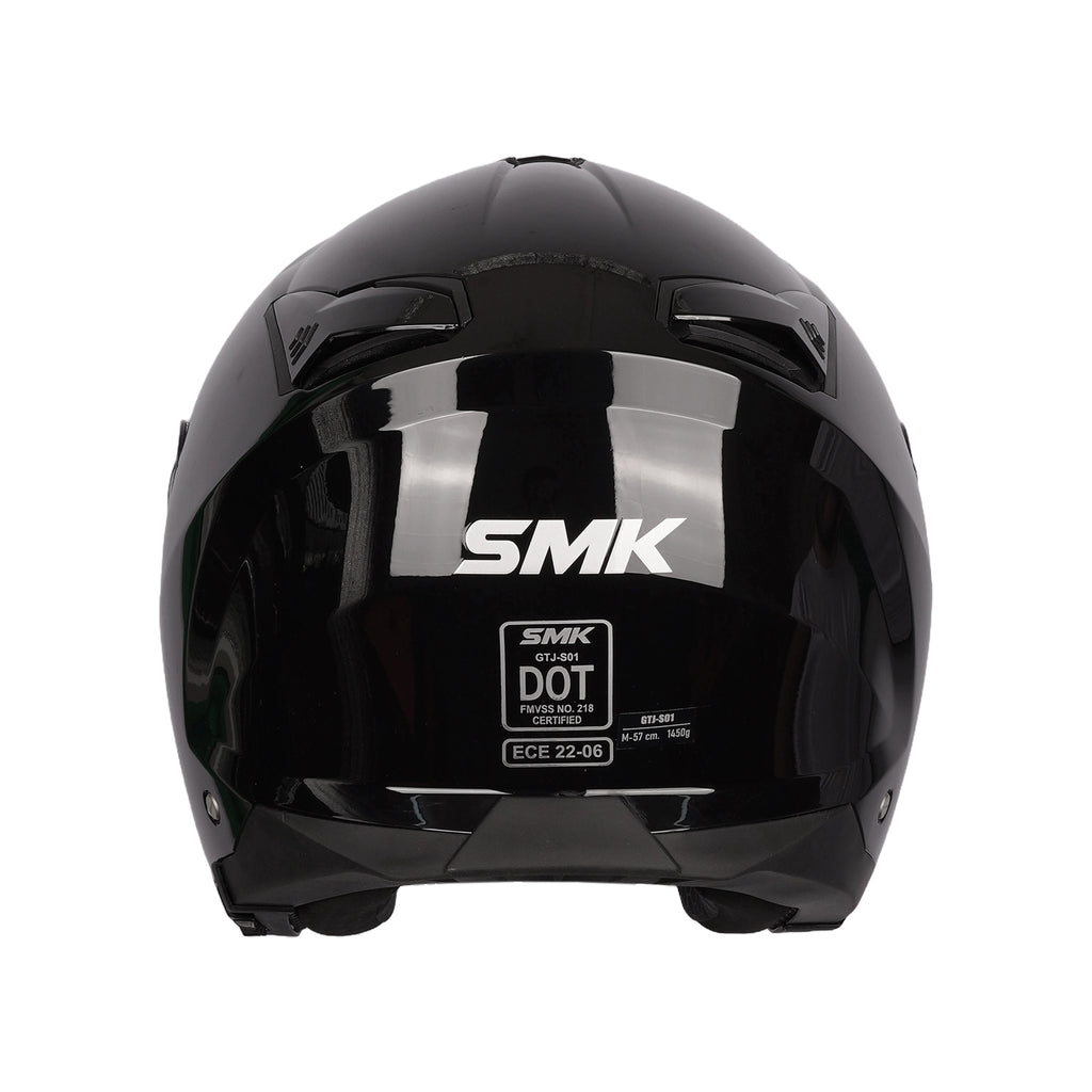 SMK GTJ Solid GL 200 Open Face Motorcycle Helmet with Retractable Sun Visor_2