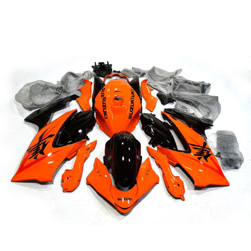 Hayabusa Gen3 Full Fairing Kit Orange/Black OEM Fit ABS Panels