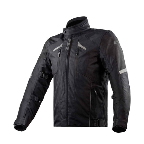 LS2 Serra Evo Men Jacket Black CE-Certified Touring Jacket_1
