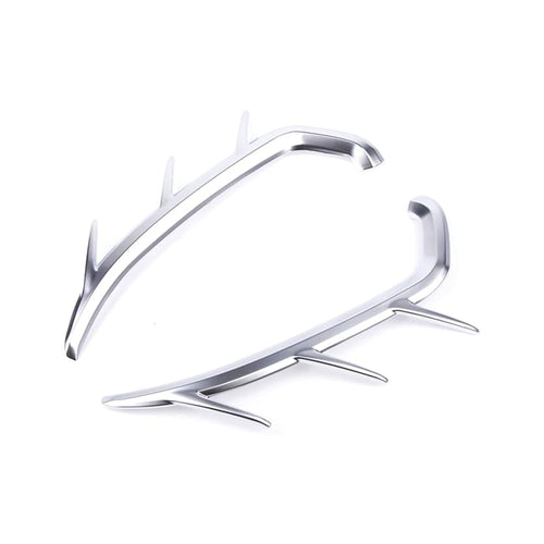 Goldwing F6B Large Wind Mask Chrome Front Vents Trim 2Pcs - 860025_1