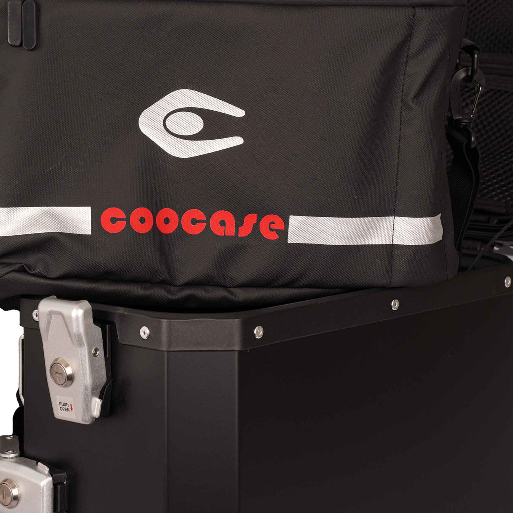 COOCASE X4-J2 SILVER 28L Motorbike Tail Storage Box (1 Pair)14