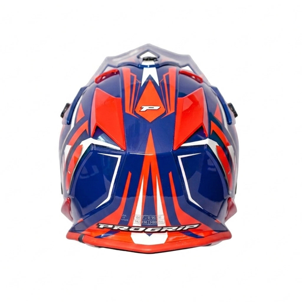 Kids/Youth Dirt Bike Motocross Lightweight Off Road Safety Helmet Red & Blue - 836608