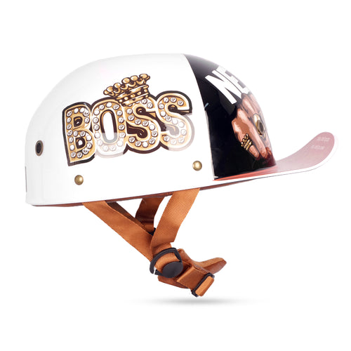 Men & Women Retro Cruiser Jet Classic Open Face Design Helmet - 835590