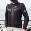 LS2 Garda Air Men Mesh Motorcycle Jacket Black/Red_3