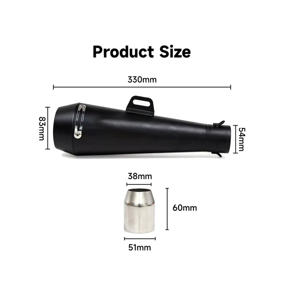 Motorcycle Exhaust System Performance Slip On Silencer_4