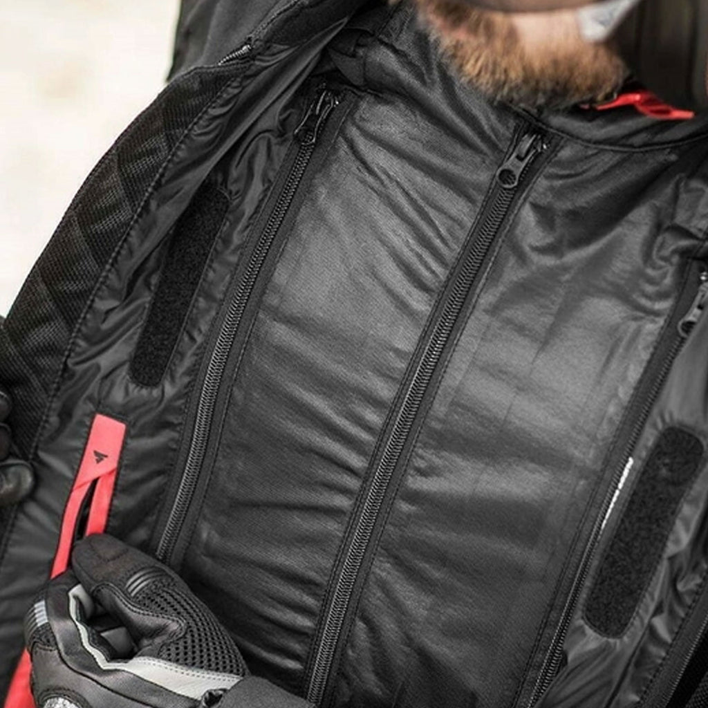 Shima Jet Men Black Mesh Summer Motorcycle Jacket CE Level 2_2