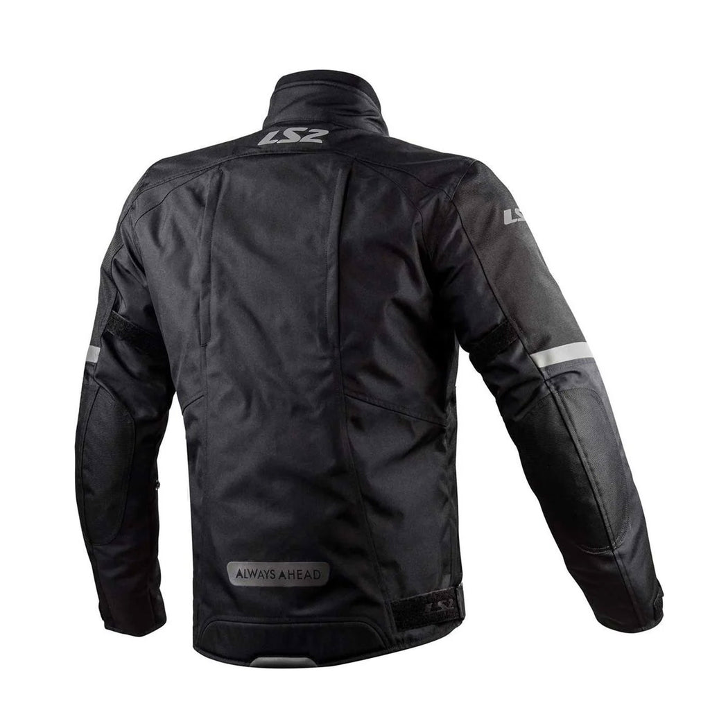 LS2 Serra Evo Men Jacket Black CE-Certified Touring Jacket_2