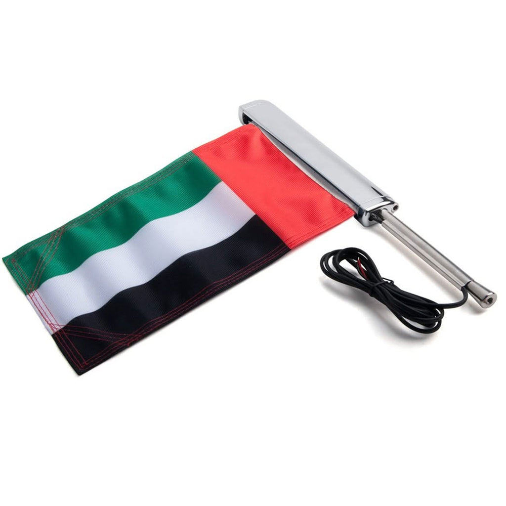 Goldwing LED UAE Flag Mount Right Panel Bracket 2018-2025 - 860129_2
