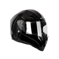 JUST1 J-GPR H128 Solid Glossy Black Full Face Carbon Racing Helmet_1