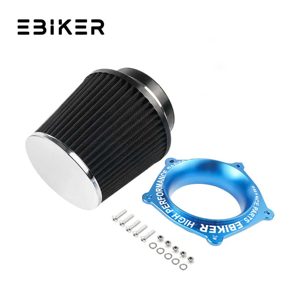 High Flow ATV Air Filter Intake with Holder Adapter_3