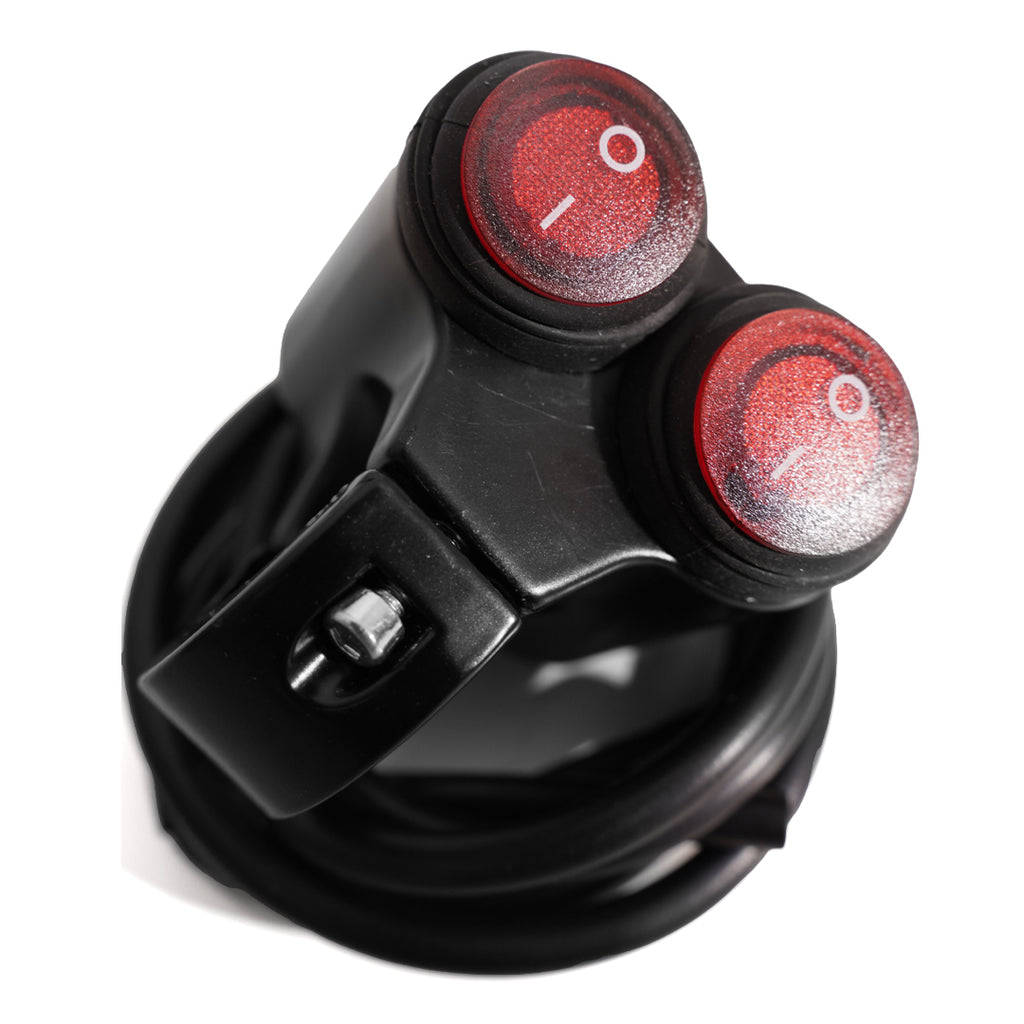 Universal Motorcycle LED Dual Switch 2+2 Handlebar Kit_2