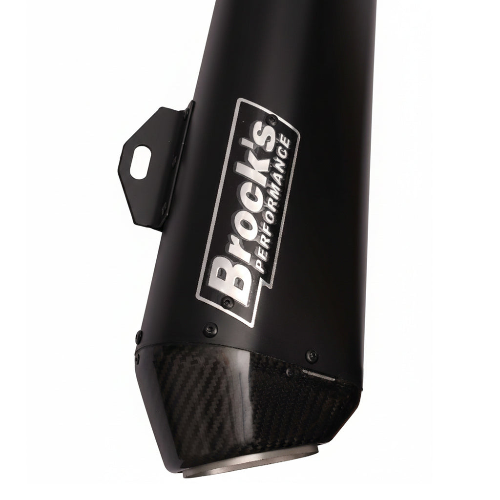Brock’s G201 High Performance Motorcycle Carbon Slip On Exhaust System_2
