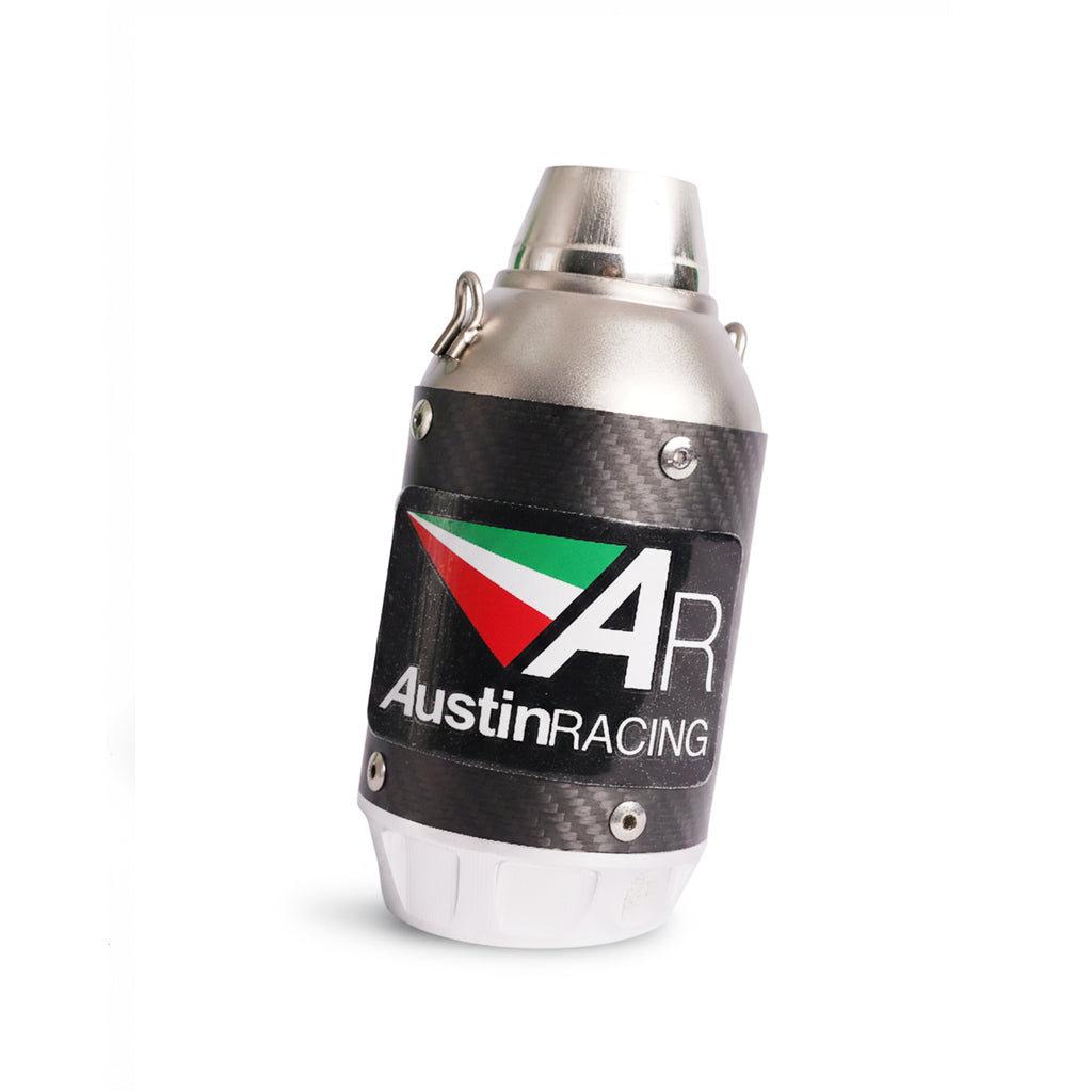 Austin Racing Carbon Fiber Motorcycle Exhaust Slip On Performance Race System_7