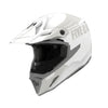 Motocross Kids Helmet FIVE 0 NINE DOT Approved Full Face Safety Gear White & Grey - 836610