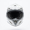 Motocross Kids Helmet FIVE 0 NINE DOT Approved Full Face Safety Gear White & Grey - 836610