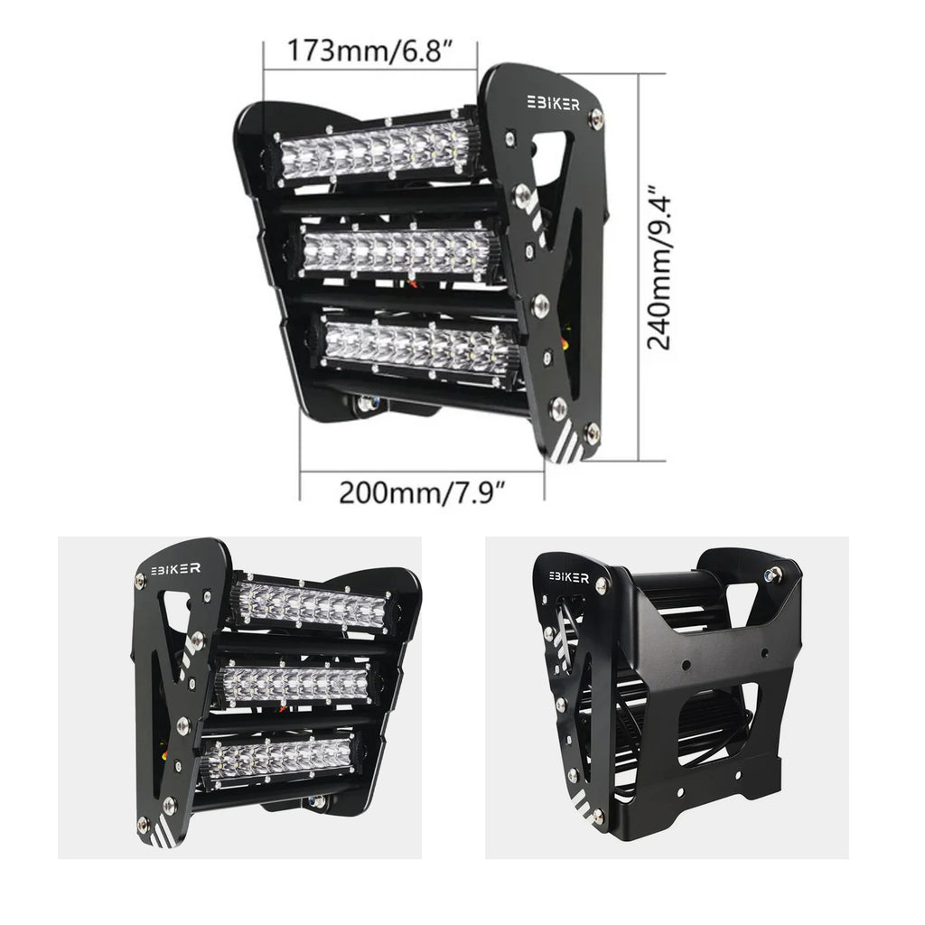 Yamaha Raptor 700 / 700R Front Bumper LED Light Bar Kit (2013–2026)_4