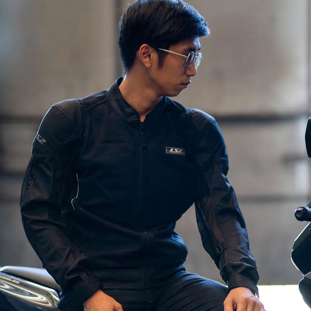 LS2 Airy Evo Men Motorcycle Jacket Ultralight Mesh Summer_3