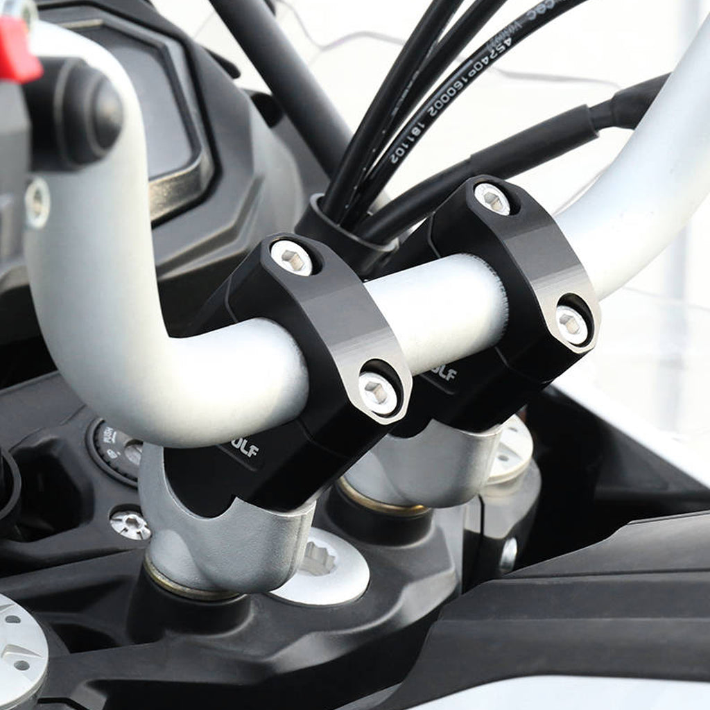 Motowolf MDL3517B Handlebar Heightening Riser Comfort Mount_3