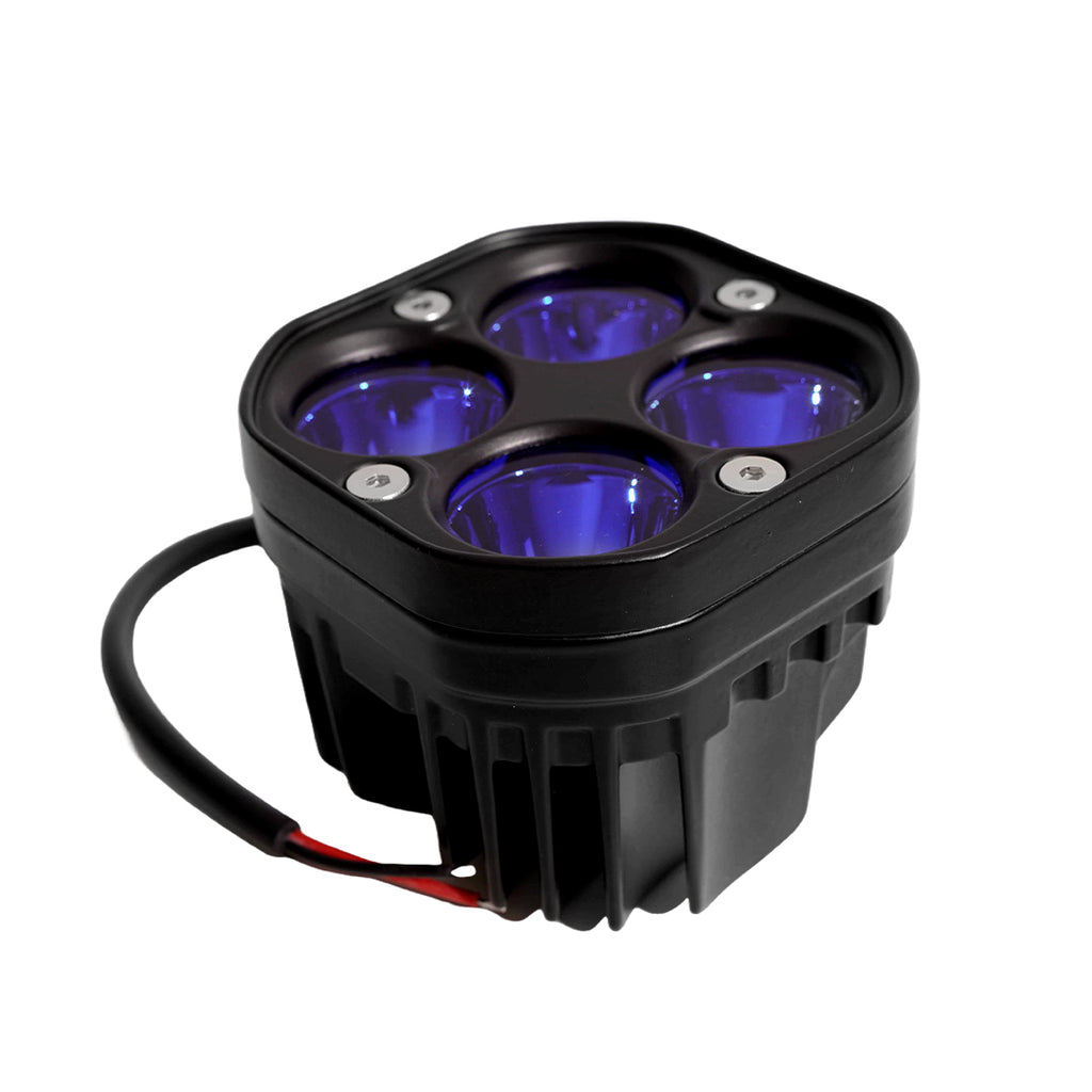 TBS Blue LED Motorcycle Waterproof 12V Spot Lamp 9-32V High Power Light_3