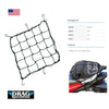 Motorcycle Elastic Cargo Net with Adjustable Hooks Black - EB11242639