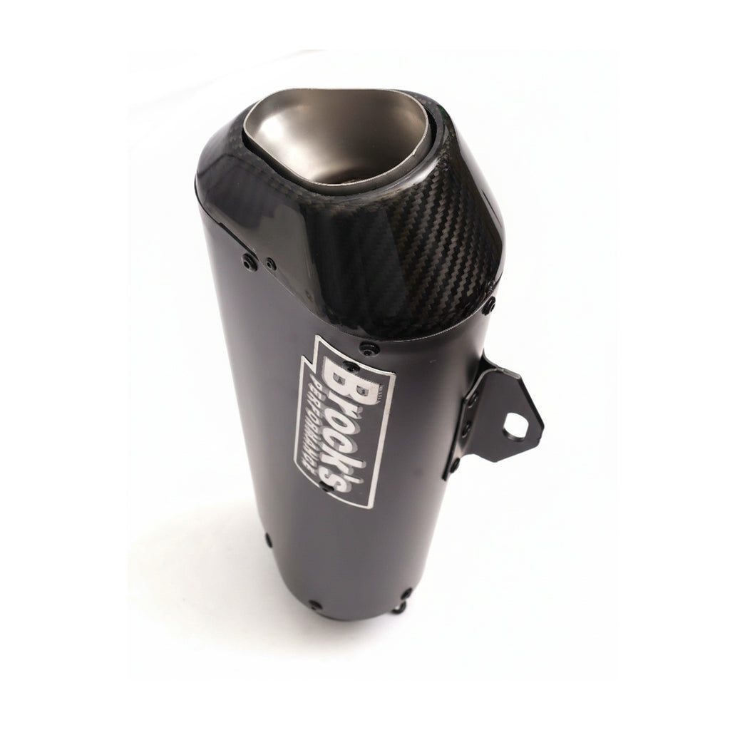 Brock’s G201 High Performance Motorcycle Carbon Slip On Exhaust System_3