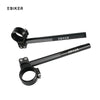 ATV Clip On Handlebar 7° 50mm CNC Aluminum Racing Handlebar Clamp Kit_3