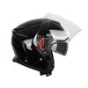 SMK GTJ Solid GL 200 Open Face Motorcycle Helmet with Retractable Sun Visor_4