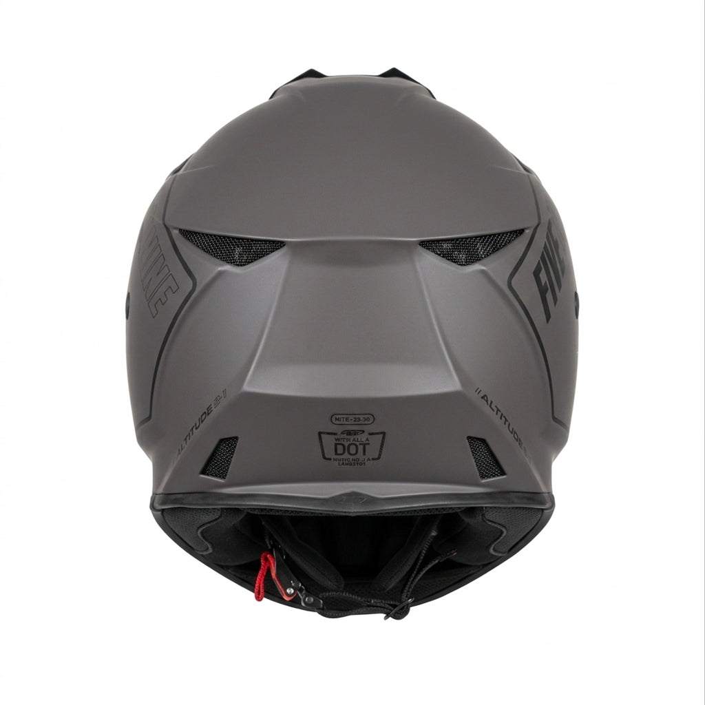 509 Kids/Youth Motocross Dirt Bike Full Face Helmet DOT/ECE Safety Black Grey - 836611