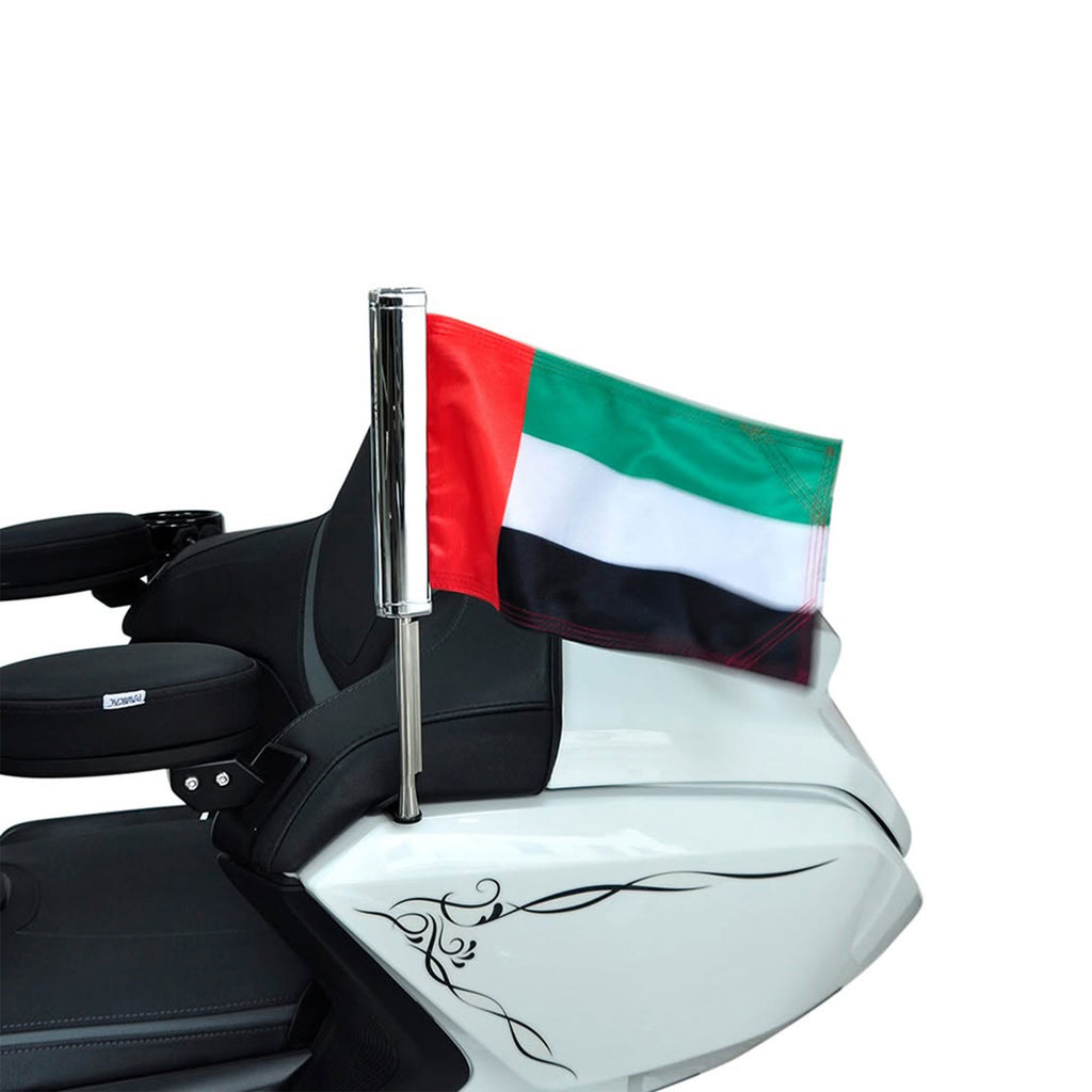 Goldwing LED UAE Flag Mount Right Panel Bracket 2018-2025 - 860129_3