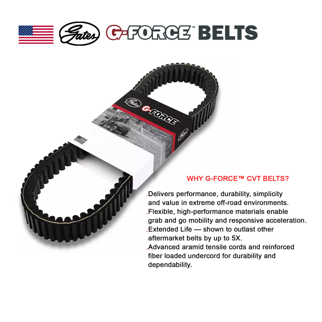 G-FORCE CVT Belt for Polaris 1000CC Turbo Off-Road Motorcycle - EB11238915