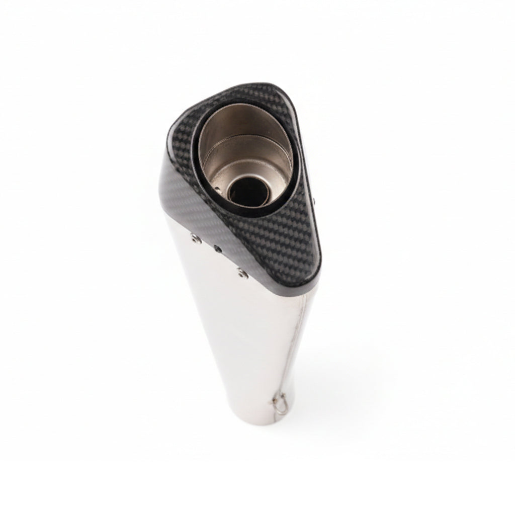 Brocks Penta Full High Performance Motorcycle Exhaust System Silver Carbon_3