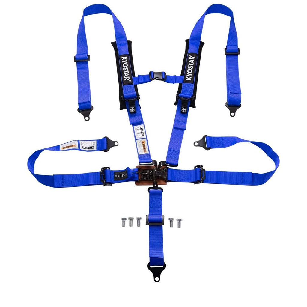 KYOSTAR 3 Inch 5 Point Racing Seat Belt Motorcycle Camlock Harness_5