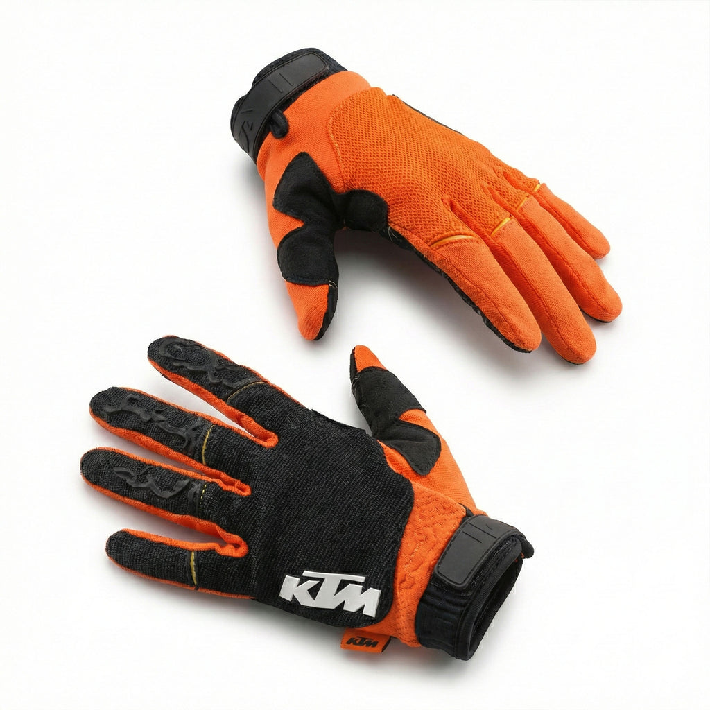 KTM Orange Off Road Motorcycle Pounce Gloves Touchscreen BMX MX Riding - 200205