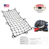 Motorcycle Elastic Cargo Net with Adjustable Hooks, 38x76 inches Black - EB11242638