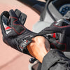 LS2 Chaki Gloves – Ventilated Goatskin Leather Motorcycle Gloves_3