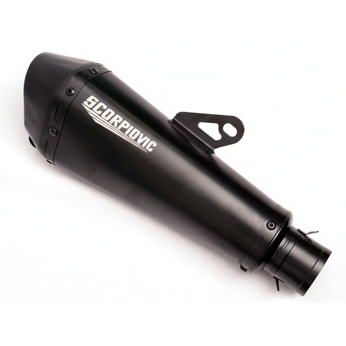 Premium Motorcycle Exhaust Scorpionic Matte Black K101_1