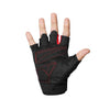 RS GLOVES RS09 Half Finger Motorcycle Gloves Black/Red_4