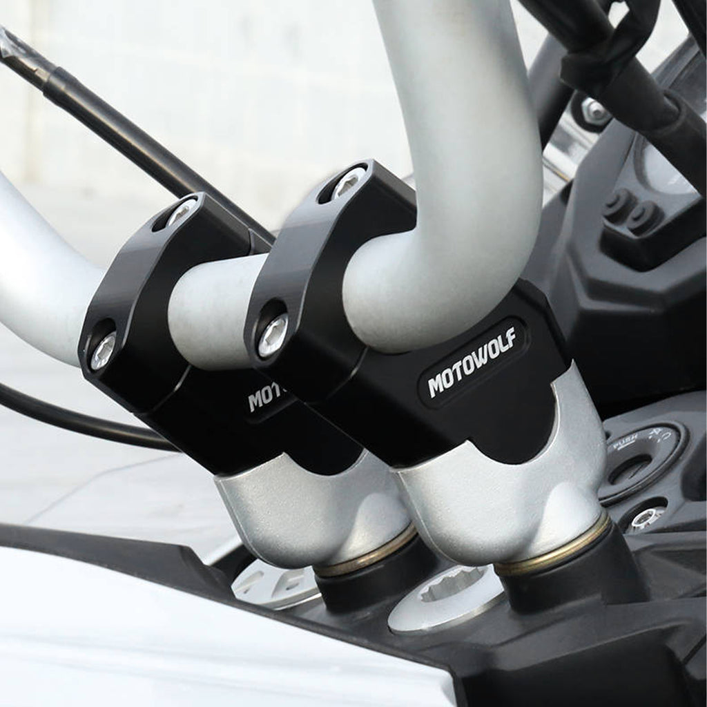 Motowolf MDL3517B Handlebar Heightening Riser Comfort Mount_4
