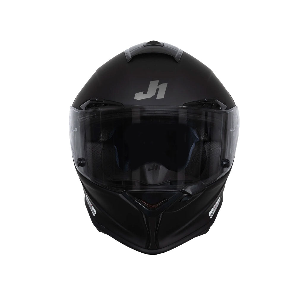 JUST1 J-GPRF Solid Black Matte Carbon Full Face Racing Helmet_4
