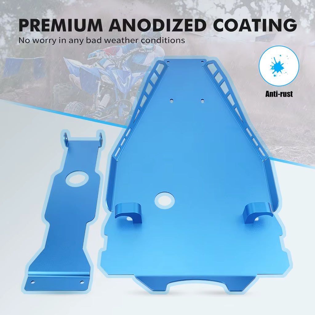 ATV Chassis Glide & Swing Arm Skid Plate Guard for Yamaha YFZ450R 2009-2023_9
