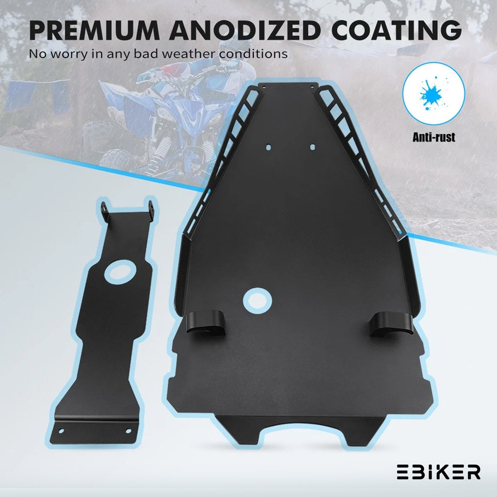 ATV Chassis Glide & Swing Arm Skid Plate Guard for Yamaha YFZ450R 2009-2023_14