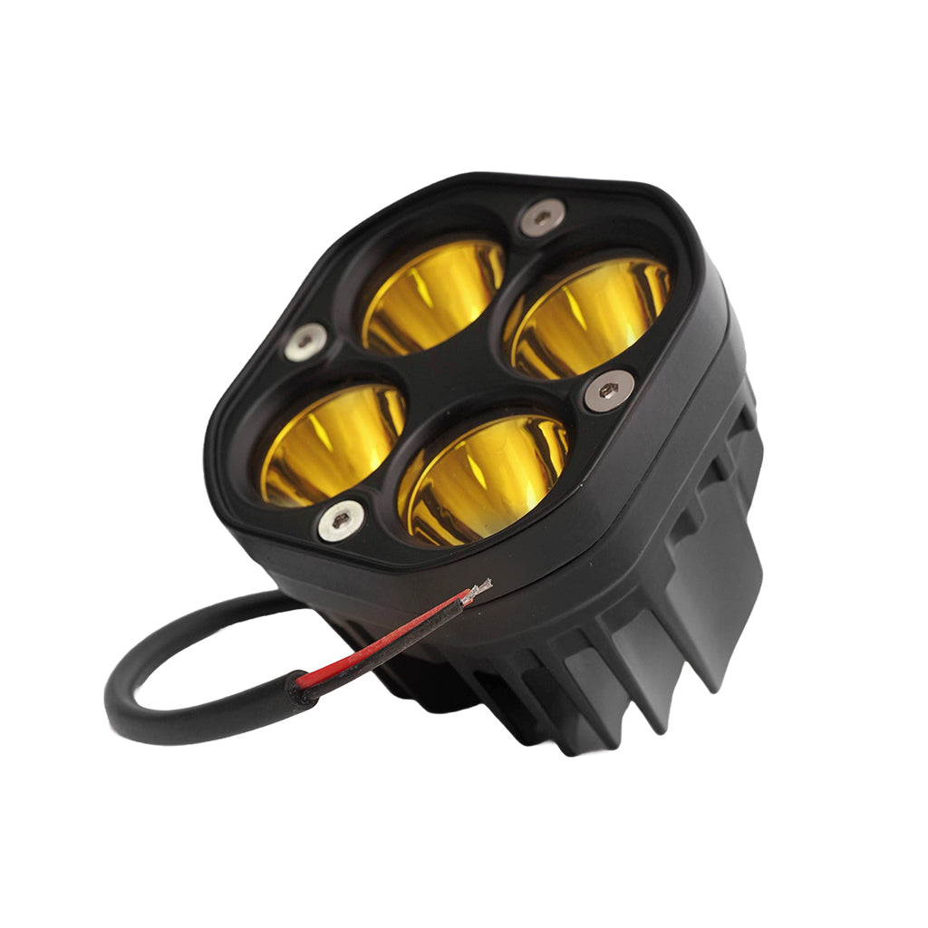 TBS DESIGN S40 40W Yellow LED Motorcycle Fog Lights_4