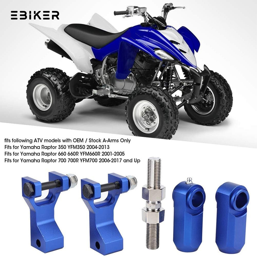 Yamaha Raptor 700 Front & Rear Lowering Kit Blue_4