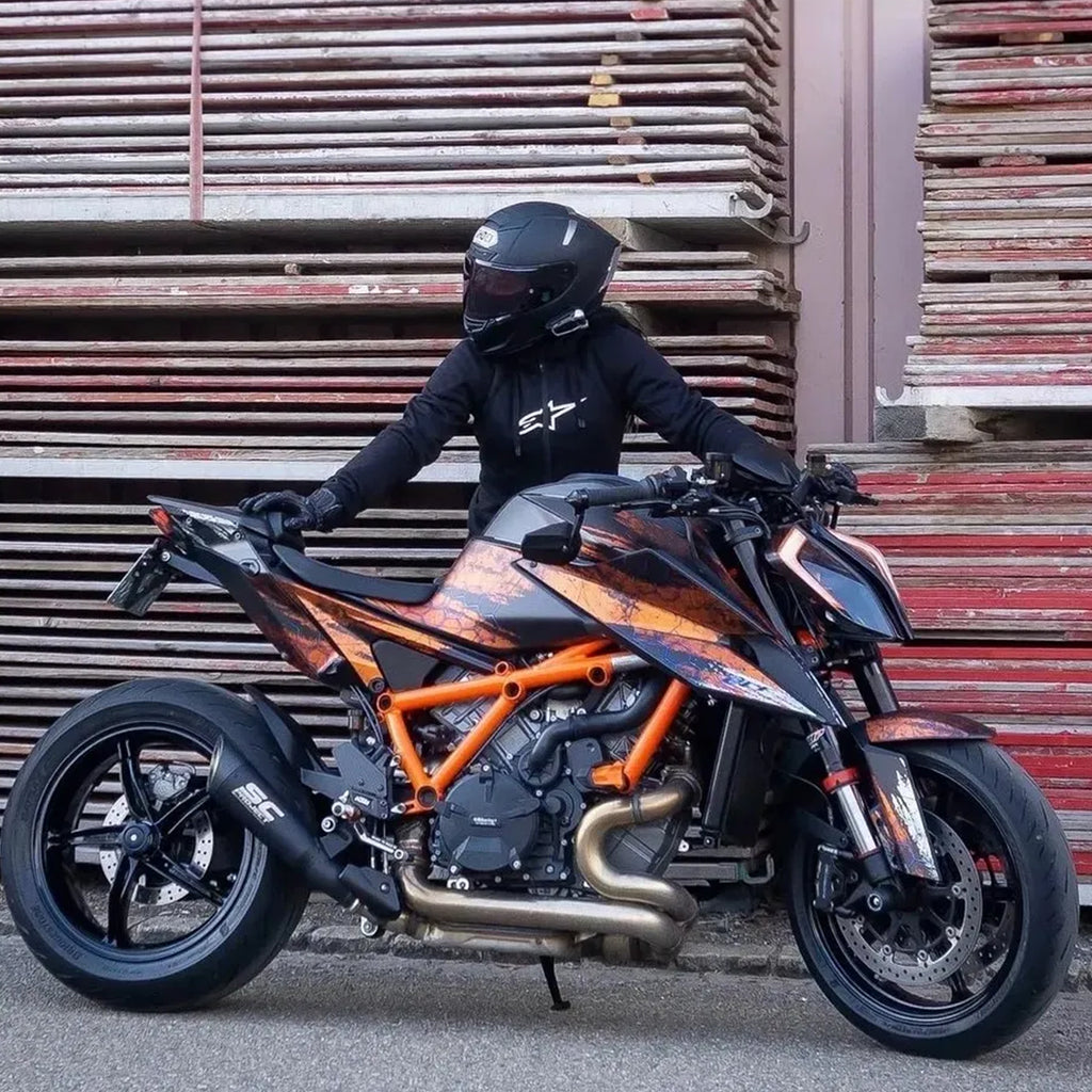 SE PROJECT M16 High Performance Motorcycle Slip On & Full System Exhaust_5