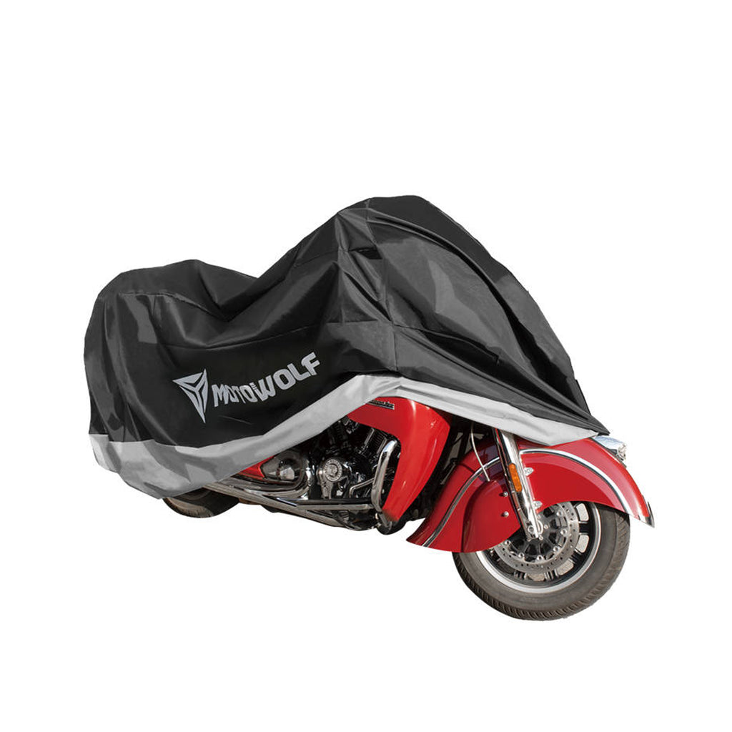 MOTOWOLF Waterproof Motorcycle Cover for Heat Resistant & All Weather Protection_4